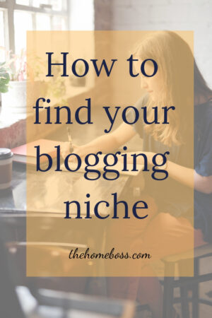 how to find your blogging niche