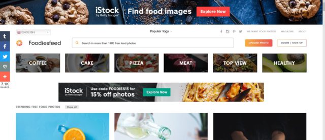 free stock fotos for food